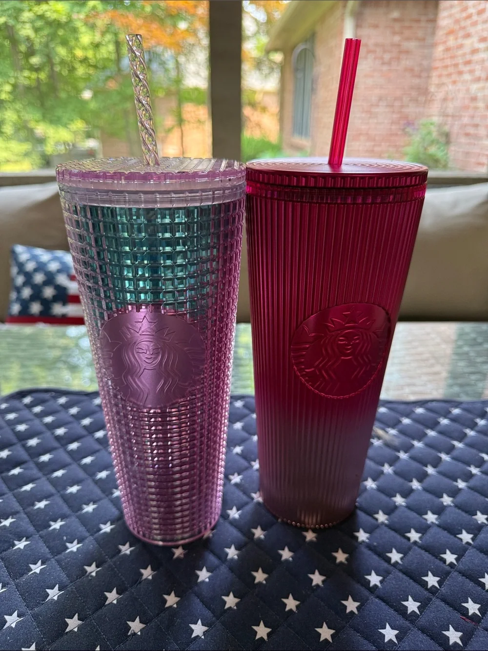 2 New Starbucks tumblers 24oz